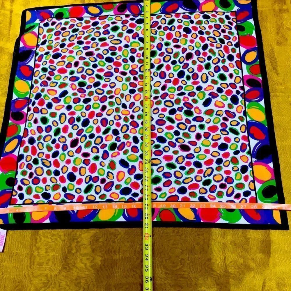Vintage Multicolor Acute Scarf